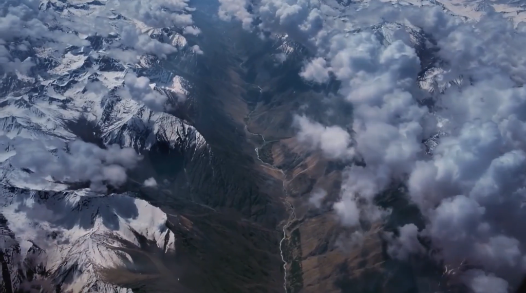 帕米尔高原航拍